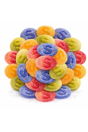 באבס מיקס מטבעות גומי שוודי חמוץ