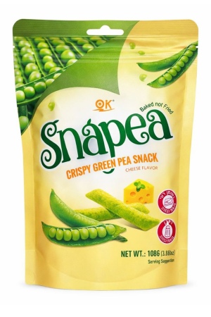 Snapea חטיף אפונה ירוקה קריספי בטעם גבינה