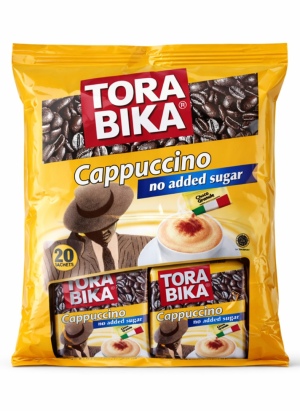 טורא ביקה קפוצ'ינו ללא תוספת סוכר 250 גרם Torabika Cappuccino