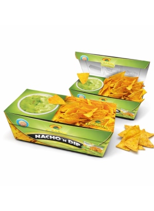 חטיף נאצ'וס עם תוספת גוואקמולי 175 גרם El Sabor