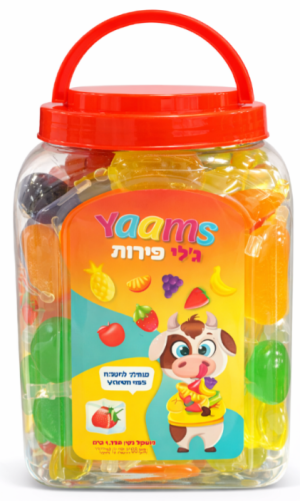 Yaams סוכריות ג'לי פירות  50 יחידות