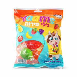 Yaams סוכריות ג'לי פירות 315 גרם - 9 יחידות