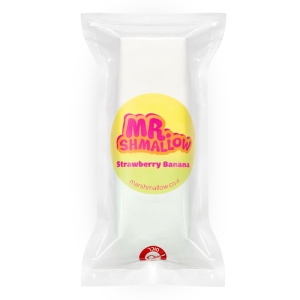 מרשמלו עבודת יד בטעם תות בננה 100 גרם