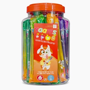 Yaams קשיות ג'לי בטעמי פירות 800 גרם - 40 יחידות