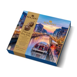 Socado מארז פרלינים גלויית שוקולד איטלקית 200 גרם