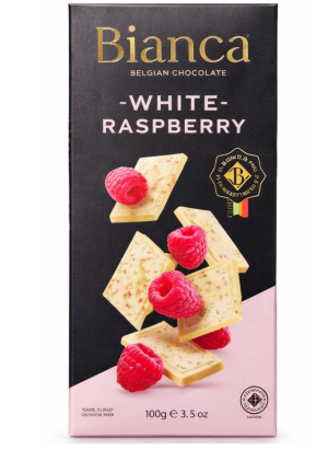 Bianca ביאנקה שוקולד  לבן פטל 100 גרם