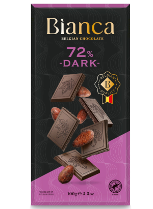 Bianca ביאנקה שוקולד מריר ביאנקה 72%