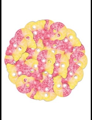 BUBS גומי שוודי גולגולת פטל לימון חמוץ