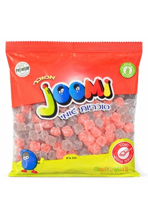 Joomi ג'ומי גומי מסוכר בצורת קוביות 500 גרם