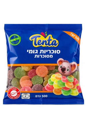 סוכריות גומי תנתה צבעוני מסוכר 500 גרם