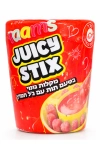 Juicy Stix מקלות גומי בטעם תות עם ג'לי חמוץ