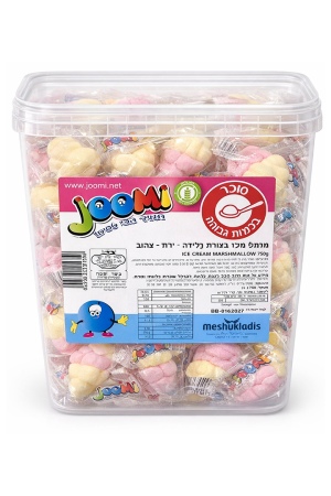 מרשמלו גלידה - ממתק מוקצף  50 יחידות