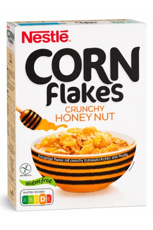 קורנפלקס Nestlé Cornflakes בטעם דבש ואגוזים 375 גרם