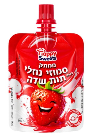 Happy Sweet ממתק סמוזי נוזלי בטעם תות שדה