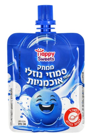 Happy Sweet ממתק סמוזי נוזלי בטעם אוכמניות 30 גרם
