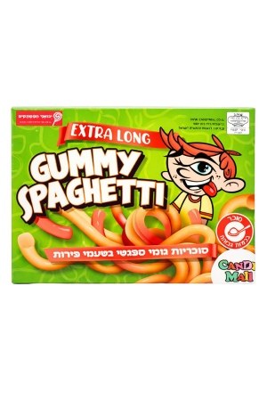 Extra long גומי ספגטי בטעמי פירות