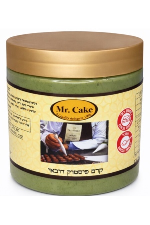 מר קייק - ממרח פיסטוק חלבי פרימיום ממרח דובאי עשיר 500 גרם