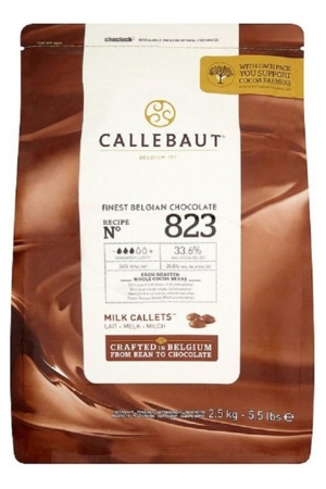 קליבוט שוקולד בלגי חלב לאפיה והמסה 2.5 ק