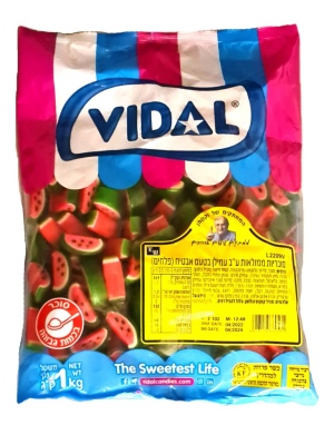 וידאל לקריץ בטעם אבטיח בצורת פלחים