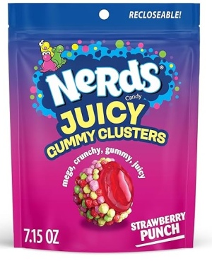 נרדס קלאסטרס סוכריות גומי בטעם פונץ תות 127 גרם