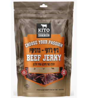 קיטו ביף ג'רקי ברביקיו – חטיף בשר מיובש אמריקאי 60 גרם