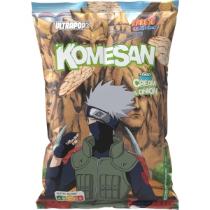 KOMESA חטיף אורז קוריאני בטעם שמנת בצל 60 גרם