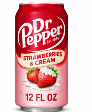 דר פפר משקה בטעם קרם תות 355ml