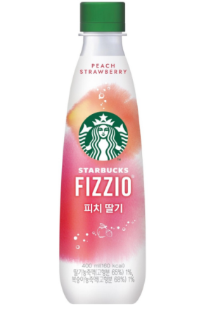 סטארבקס פיזיו אפרסק ותות – משקה מוגז 400 מ״ל