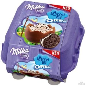 ביצי מילקה חלב במילוי קרם אוראו - תוקף קצר 31.07