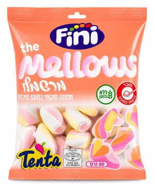 פיני מרשמלו ממולא בטעם פירות 80 גרם