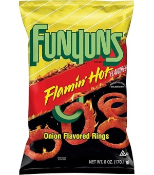 Funyuns  פוניונס טבעות בצל חריפות 163 גרם