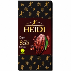 HEIDI היידי שוקולד מריר 85%  80 גרם