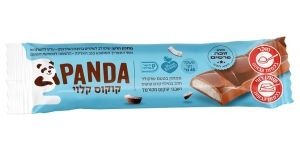פנדה - חטיף שוקולד בטעם חלב במילוי קוקוס טבעוני – 45 גרם