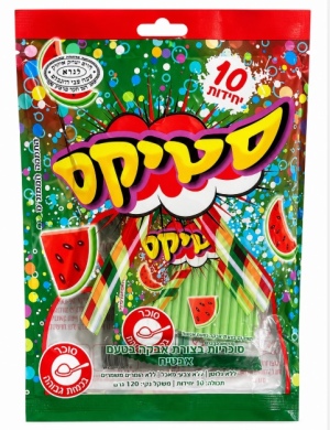 סטיקס - סוכ' בצורת אבקה בטעם אבטיח 10 יחידות
