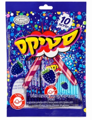 סטיקס - סוכ' בצורת אבקה בטעם פטל 10 יחידות
