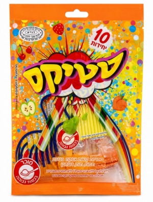 סטיקס - סוכ' בצורת אבקה בטעם תותי פרוטי 10 יחידות