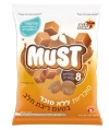 MUST סוכריות ממולאות בטעם ריבת חלב ללא סוכר 80 גרם