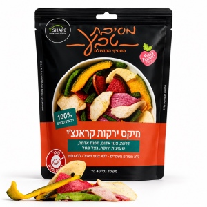 מסיבת טבע מיקס ירקות קראנצ'י 40 גרם