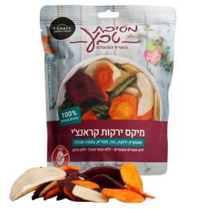 מסיבת טבע מיקס ירקות קראנצ'י 40 גרם