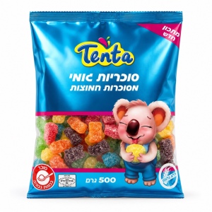 סוכריות גומי תנתה דובונים מסוכר 500 גרם