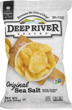Deep River דיפ ריבר צ'יפס מלח ים בטעם אורגינל 56 גרם