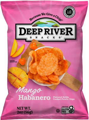 Deep River דיפ ריבר תפוח אדמה בטעם מנגו הבנרו 56 גרם