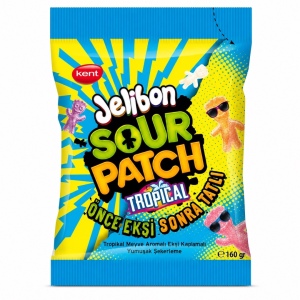 Sour Patch  סאוור פאצ' ג'לי בון טרופי 160 גרם