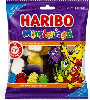 Haribo - האריבו גומי בצורת מפלצות בטעמי פירות 175 גרם