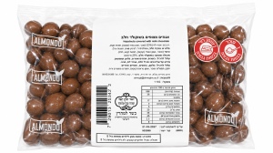 Meshukladis אגוזים מצופים שוקולד חלב 1 ק