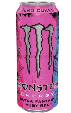 Monster מונסטר- משקה אנרגיה פנטזי רובי רד זירו 500ml