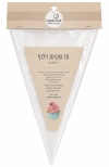 שקיות זילוף 10 יחידות גודל בינוני 30 ס״מ