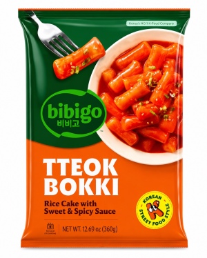 Bibigo טוקבוקי קוריאני ברוטב מתוק וחריף Bibigo 360 גרם 360 גרם