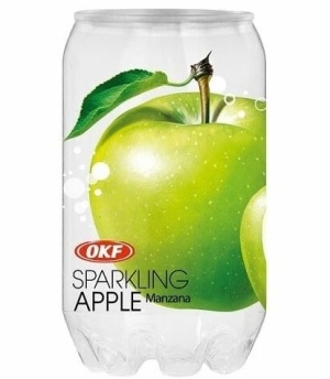 OKF משקה קוריאני מרענן בטעם תפוח ירוק - 350 מ