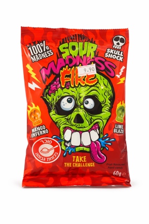 סוכריות קשות חמוצות Sour Madness Fire בטעמי מנגו וליים – 60 גרם (העתק)
